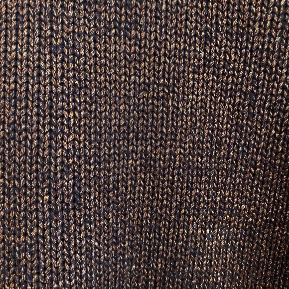 NWT LOFT Sweater in Wine Gold Shimmer - Picture 4 of 5